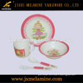 5pcs princess design melamine ware baby tableware set